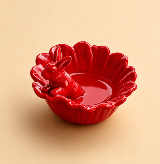 CUTE BUNNY STORAGE BOWL
