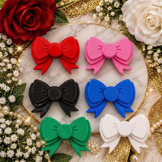 3D BOW STRAW TOPPER