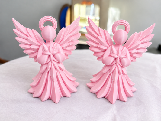 3D PRINTED ANGEL ORANAMENTS