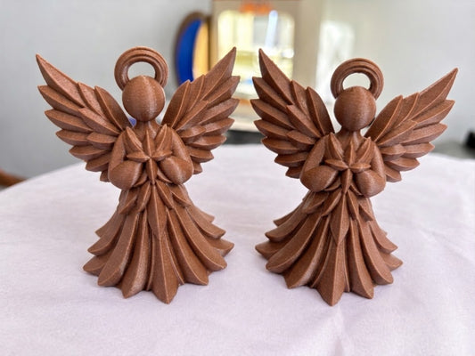 3D PRINTED ANGEL ORANAMENTS