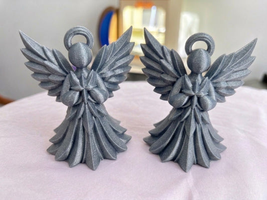 3D PRINTED ANGEL ORANAMENTS